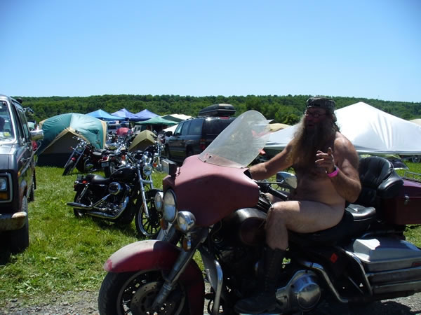 Harley Rendezvous - Naked Guy