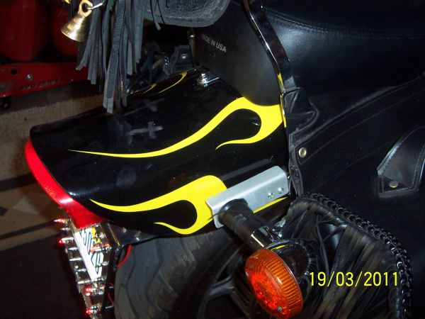 side of rear fender