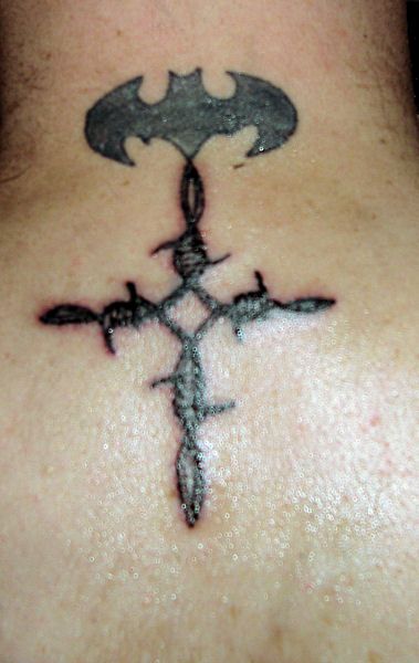 Barbed Wire Cross