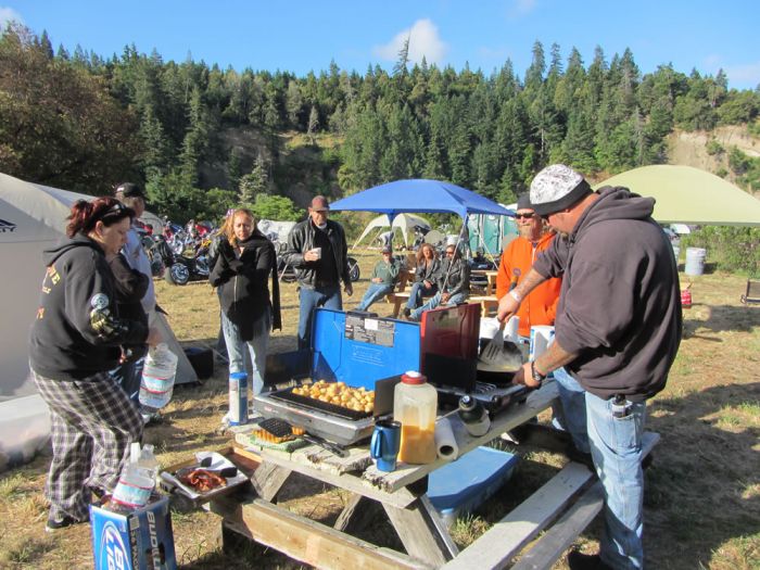 Breakfast at CF Camp