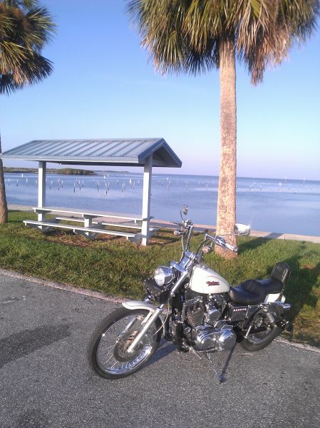 Great day for a ride along the Gulf Coast.