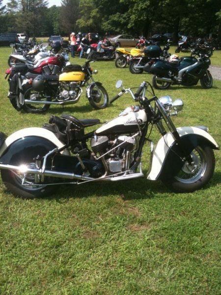 Antique bikes and blues show in Tinnicum state par