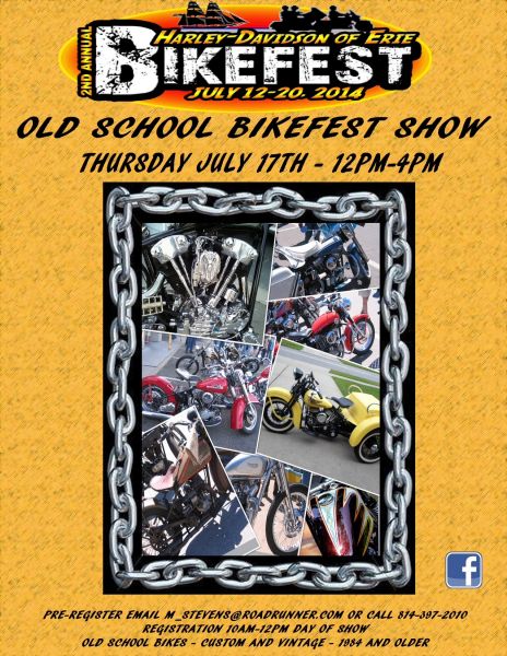 Old School Bikefest poster