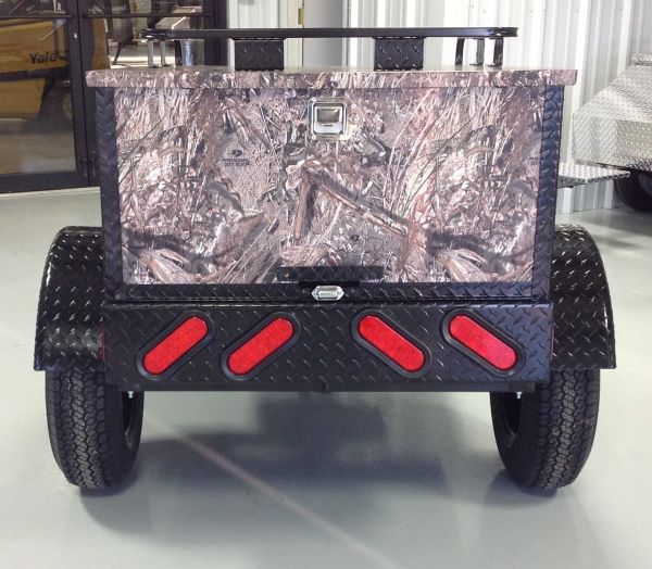 Custom Black Out Motorcycle Trailer