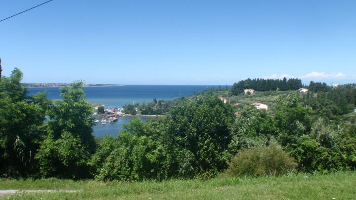 looking from the hotel out over the Adriatic Sea