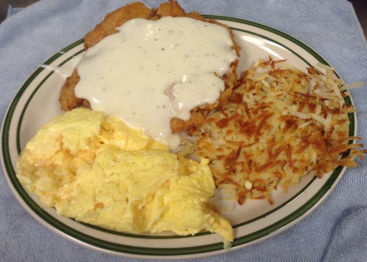 Chicken Fried Steak &amp; Eggs