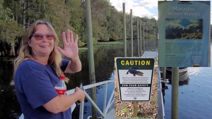 Hello from Manatee Springs Florida