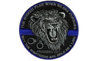 Lion Thin Blue Line Patch