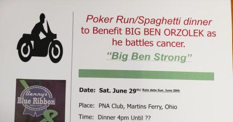 Benefit Poker Run, Spaghetti dinner