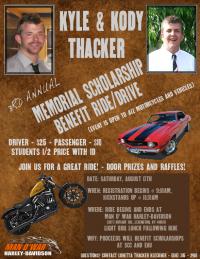 3rd Annual Kyle & Kody Memorial Ride