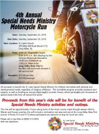 4th Annual Special Needs Scenic MC Run