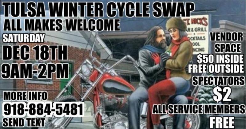 Tulsa winter indoor cycle swap