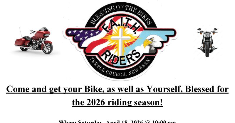 2026 Faith Riders Bike Blessing