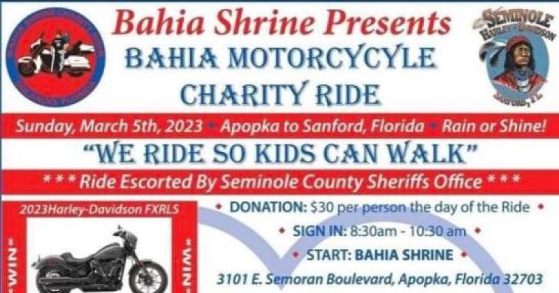 Bahia Shriners Motorcycle Charity Ride