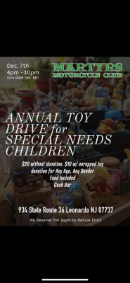 Martyrs MC Annual Toy Drive