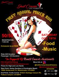 1ST Annual Just Cruzin Poker Run 