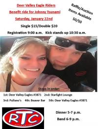 Benefit Ride for Johnny Tsunami 