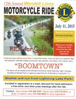 12th Annual Wendell Lions "Ride for Sight" Motorcycle Ride