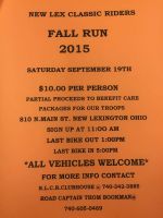 New Lex Classic Riders Fall Run 2015