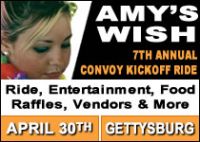 7th Annual Make A Wish Convoy Kick Off Ride in Memory of Amy Miller