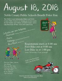 NCIB Poker Run for Noble County Public Schools