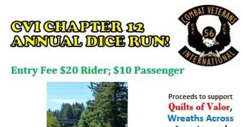 Combat Veterans International Chapter 12 Dice run