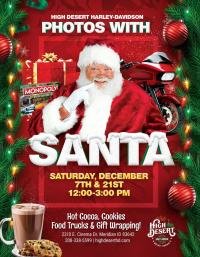 Photos with Santa at High Desert Harley-Davidson