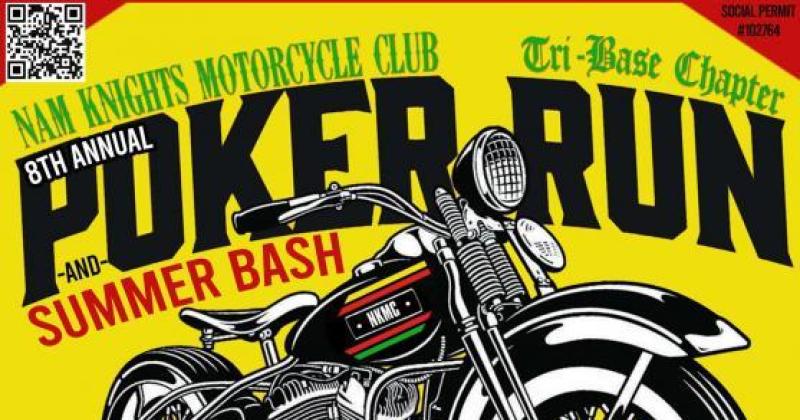 Nam Knights of America Motorcycle Club, Tri-Base Chapter 8th Annual Poker Run & Summer Bash