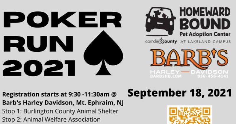 Homeward Bound Pet Adoption Center Poker Run 2021 for Homeless Pets