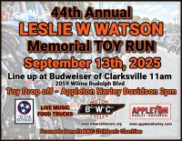 44th Annual Leslie W Watson Memorial Toy Run