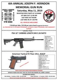 6th Annual Joseph F. Herndon Memorial Gun Run