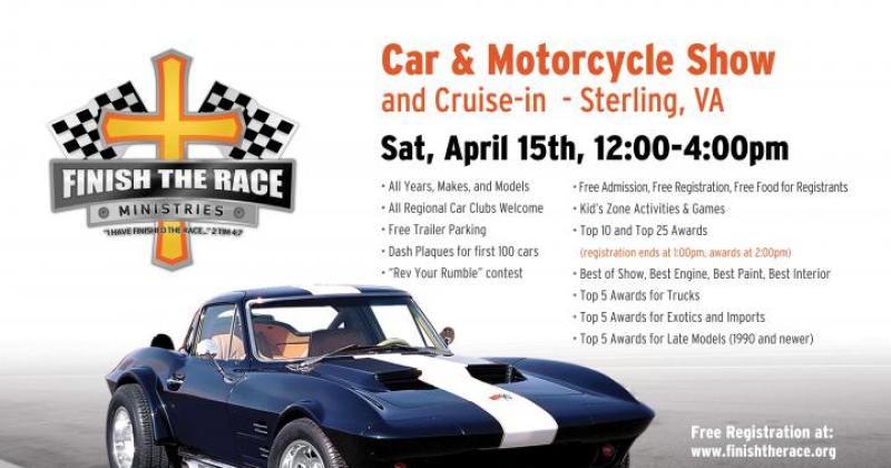 Finish The Race Spring 2023 Car & Motorcycle Show & Cruise-In