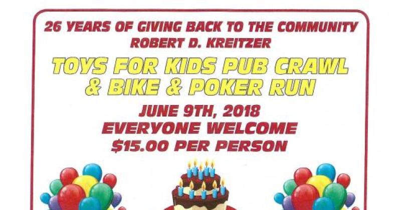Toys For Kids Pub Crawl & Bike Poker Run