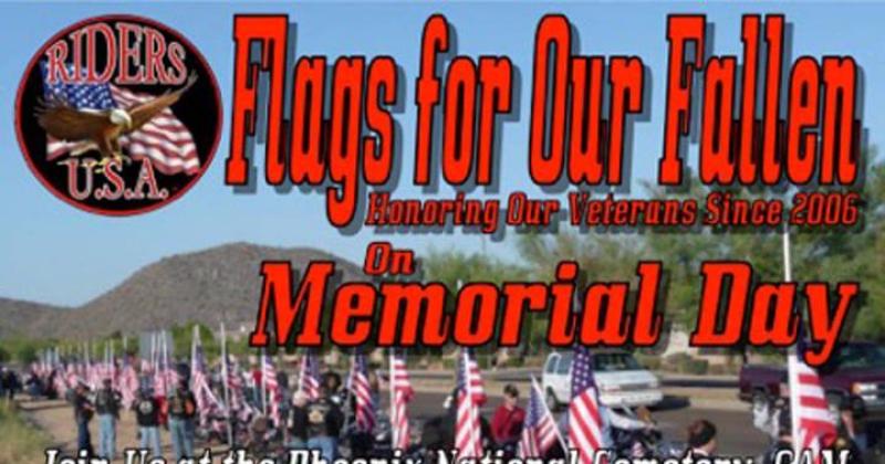 12th Annual "Flags For Our Fallen" Memorial Day Rally