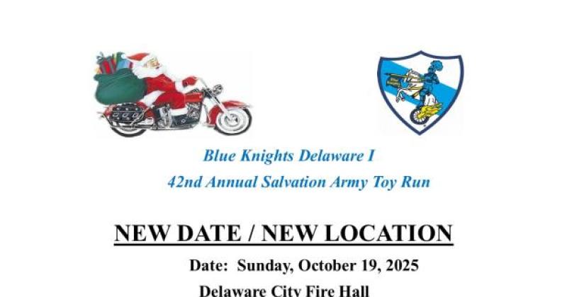 Blue Knights Delaware 1    42nd Annual Salvation Army Toy Run