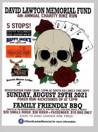 David Lawton Memorial Fund Poker Run  - 4th Annual