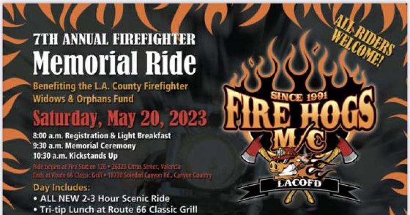 7th Annual Firefighter Memorial Ride