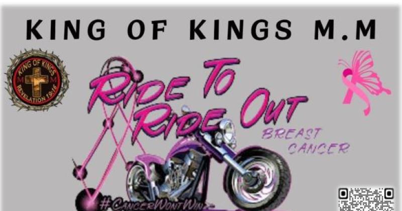 King of Kings Motorcycle Ministry Ride To Ride Out Breast Cancer