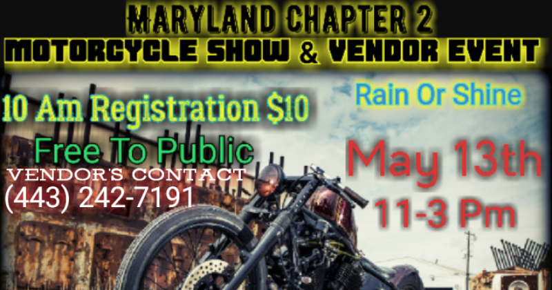 Hogs And Heroes Foundation Md Chapter 2 Bike Show and Huge Vendor Event