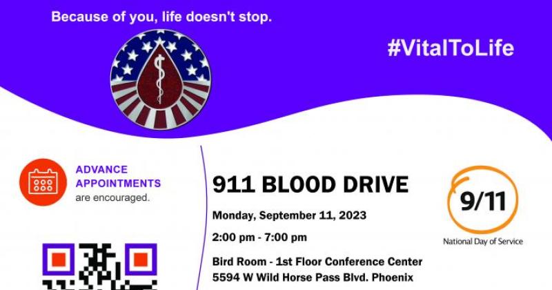 9/11 National Day of Service- Blood Drive Party