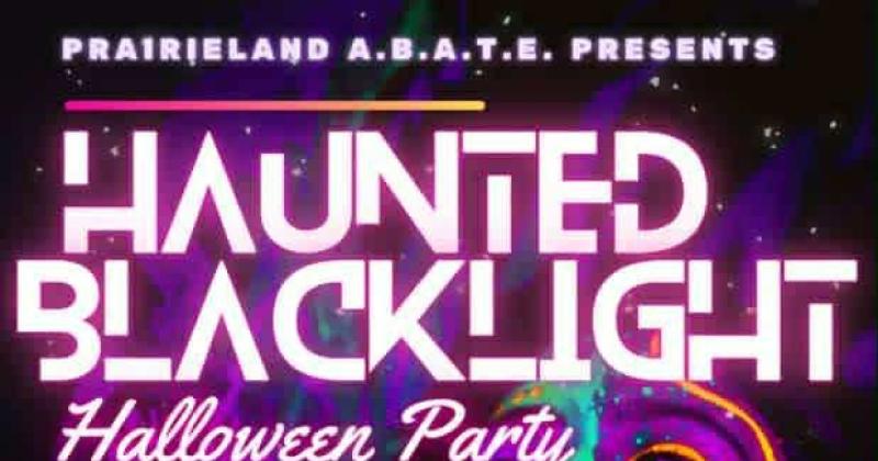 Prairieland ABATE Haunted Blacklight Halloween Party