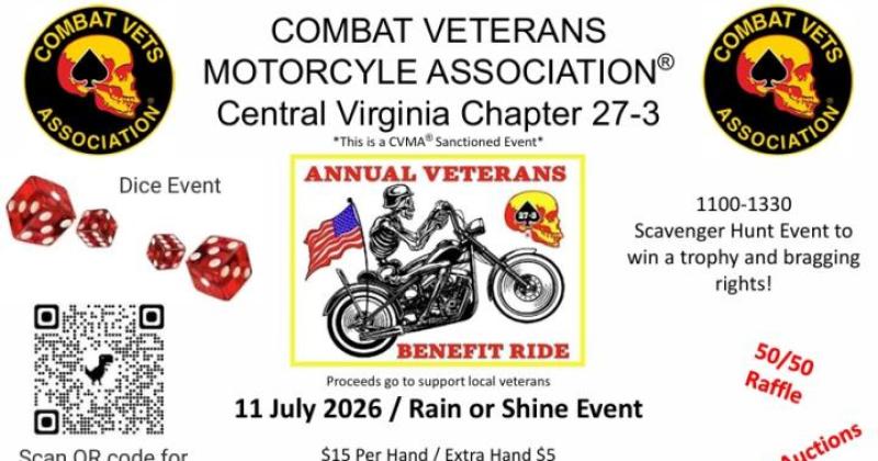 CVMA Central Virginia Annual Veterans Ride