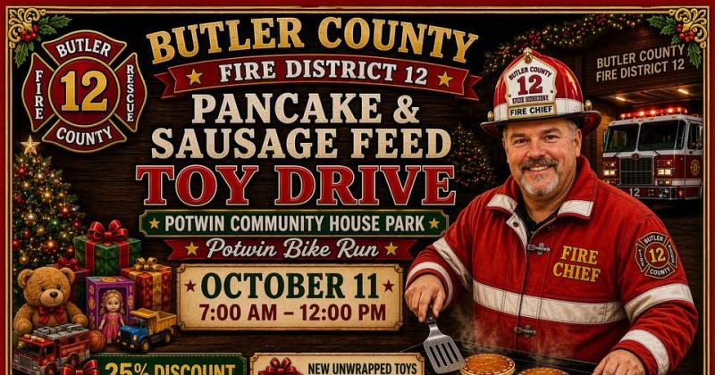 Potwin Bike Run Pancake and Sausage Feed TOY DRIVE