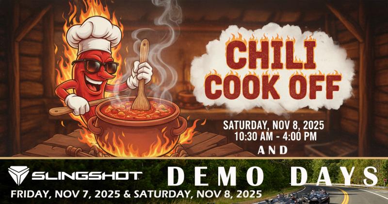 SLINGSHOT DEMO DAYS and Chili Cook Off