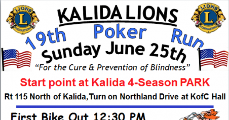 Kalida Lions Poker Run
