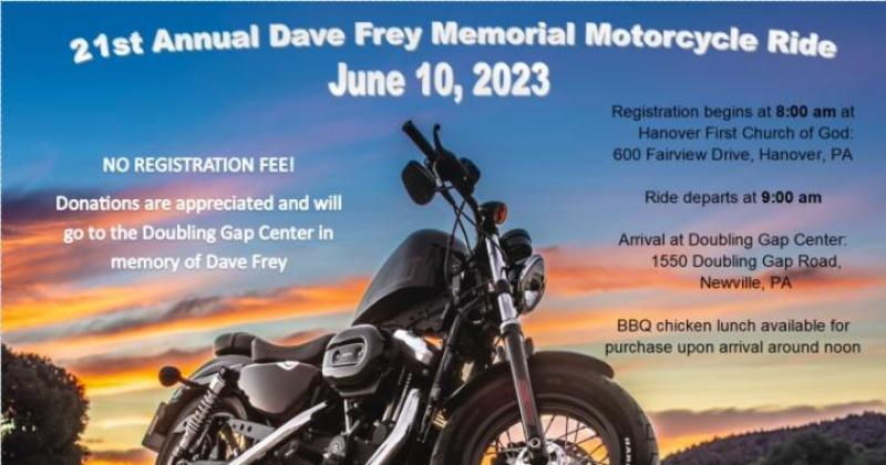 21st Annual Dave Frey Memorial Motorcycle Ride