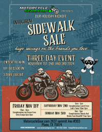 MotorcycleGear.com Sidewalk Sale