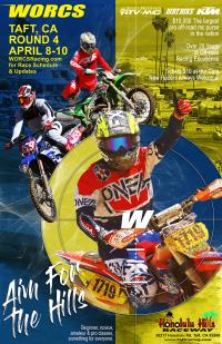 WORCS Motocross Off-road Racing – Amateur & Pro Rnd 4 – Taft, CA