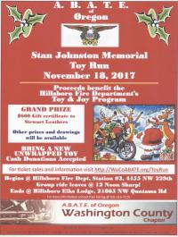 Stan Johnson Memorial Toy Run