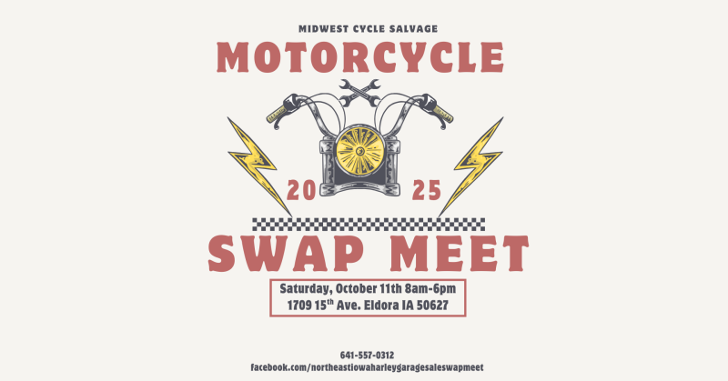 Midwest Cycle Salvage Motorcycle Swap Meet Fall 2025